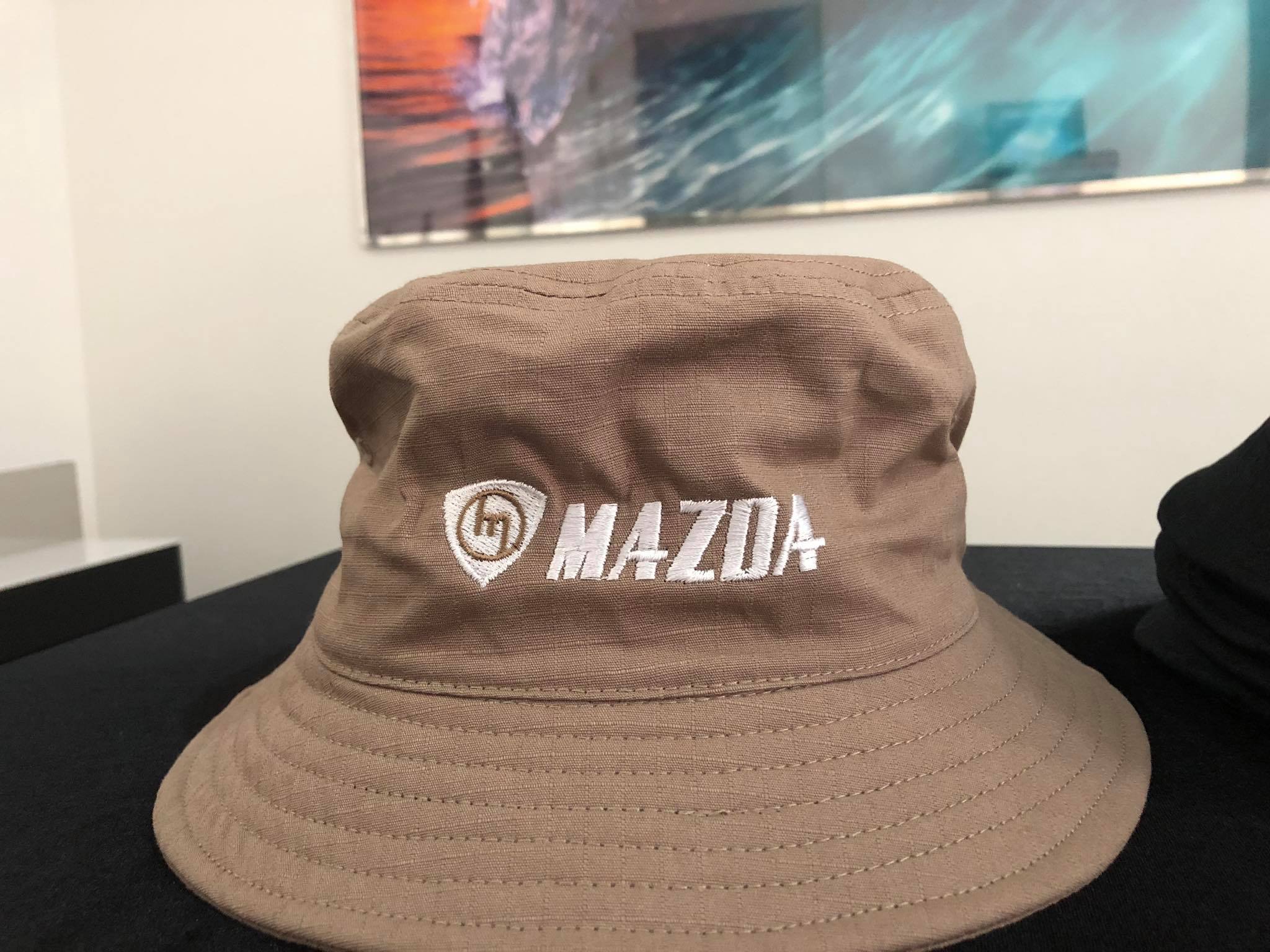 Bucket hat - light brown - MAZDA