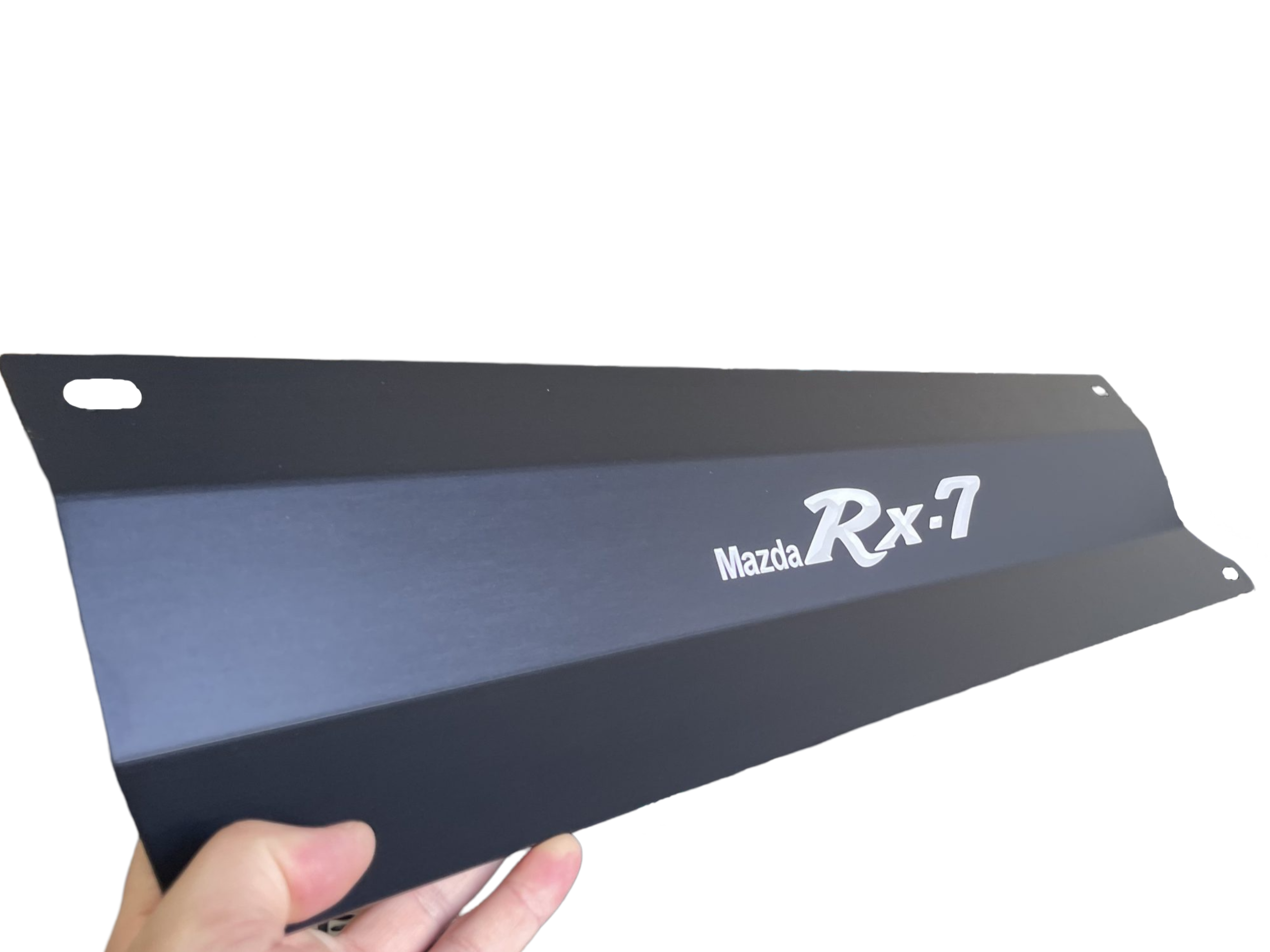 Gen1 Rx7 Black Radiator Shroud - Mazda Rx-7 engraved