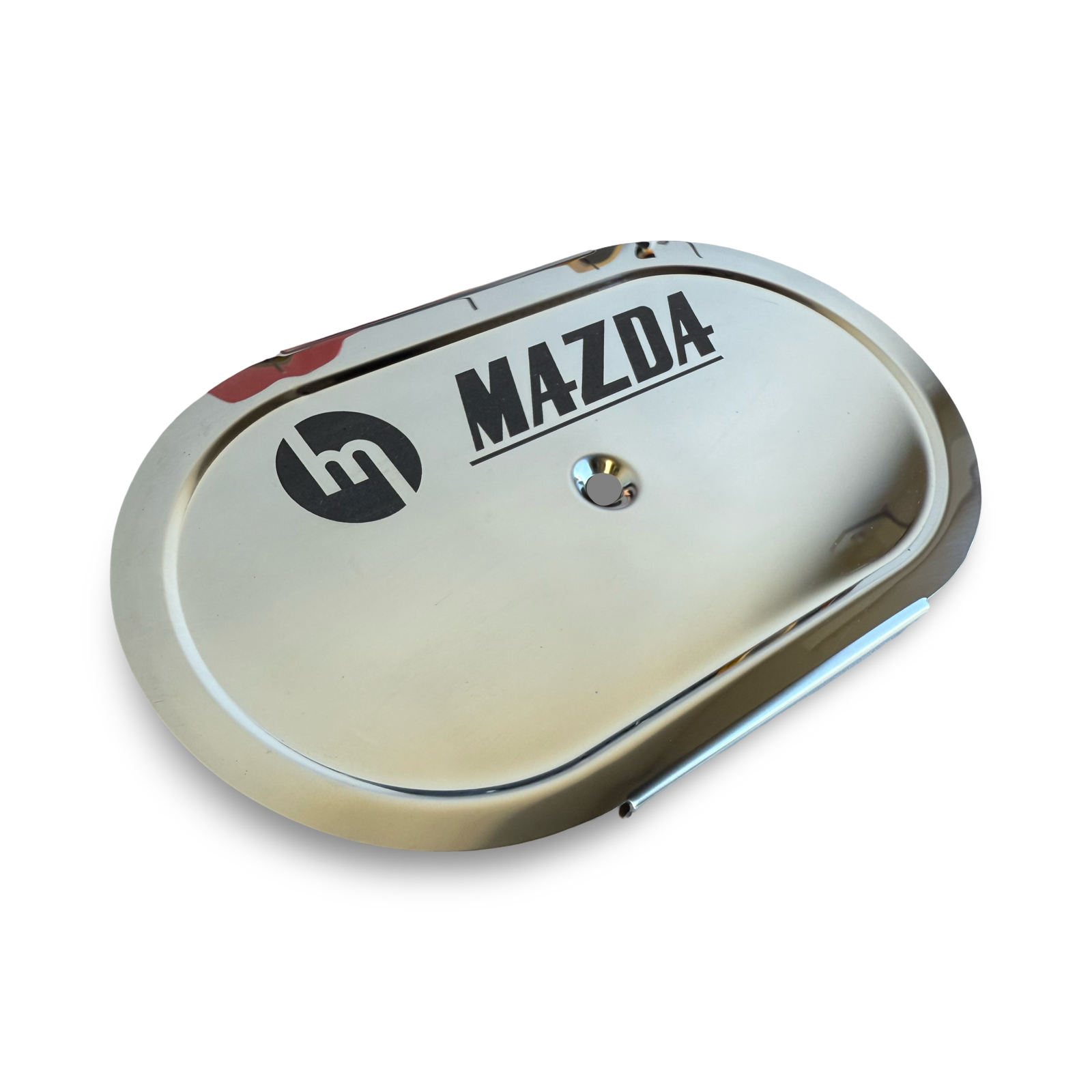 M Mazda with Bar Polished Stainless IDA Lid