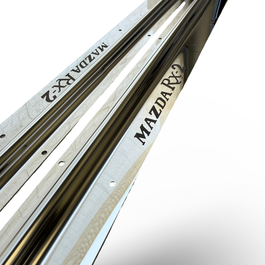 Rx2 Coupe Polished Stainless Scuff panels - MAZDA RX2