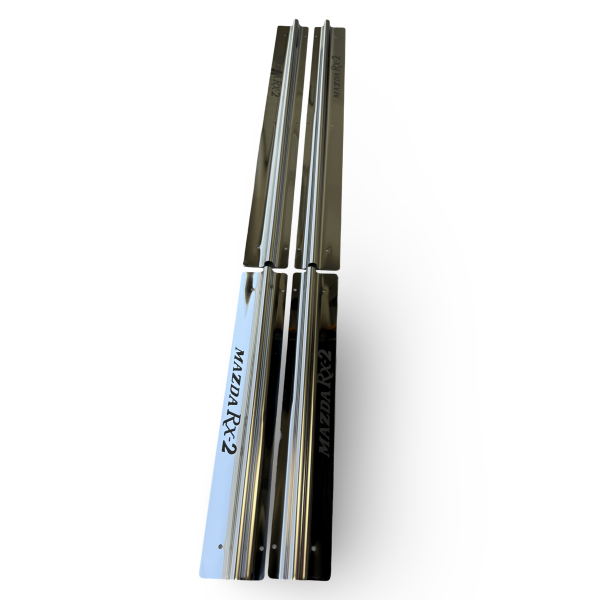 Rx2 Sedan Polished 4pc Scuff Plate Set