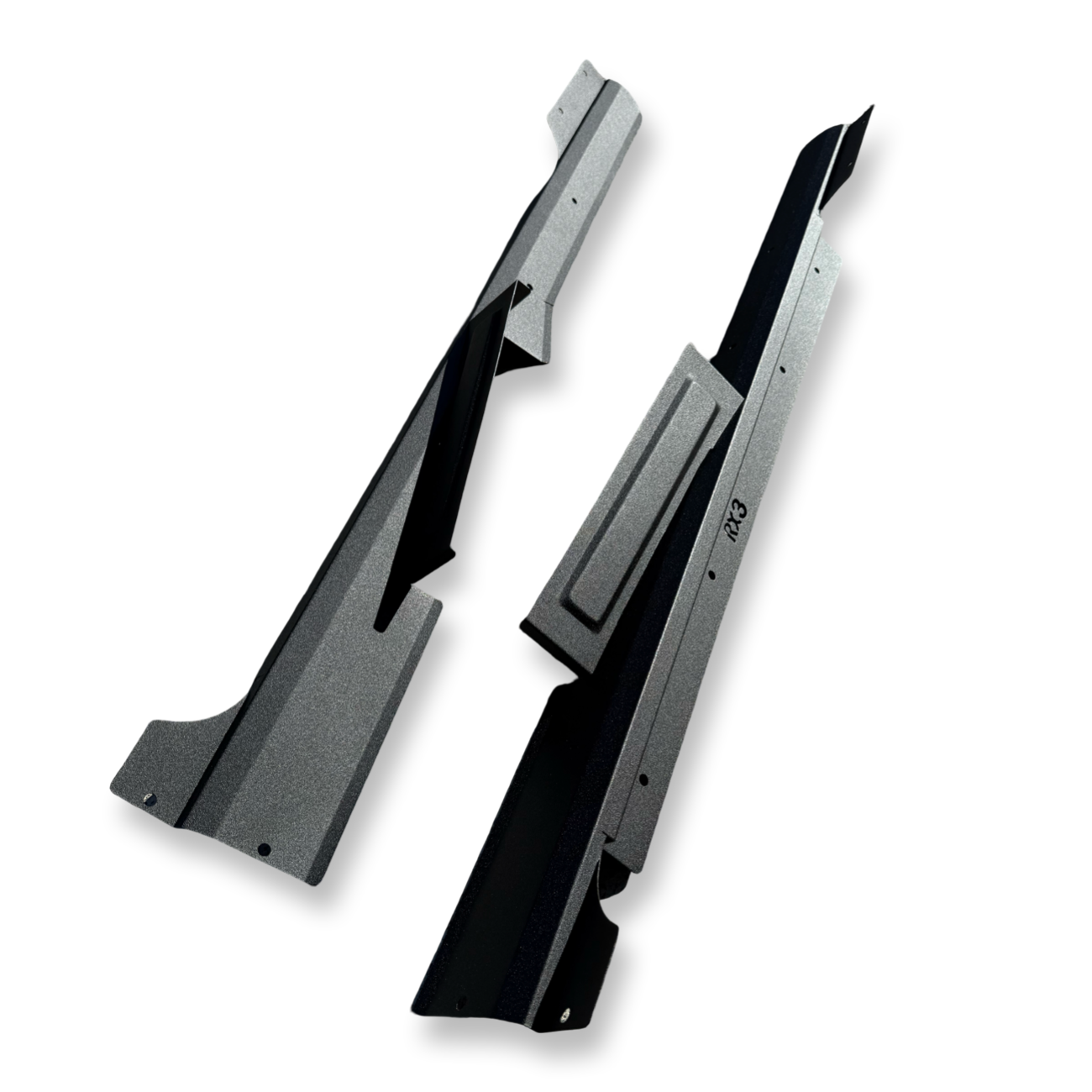 Rx3/808 Coupe Scuff Panels - Black textured