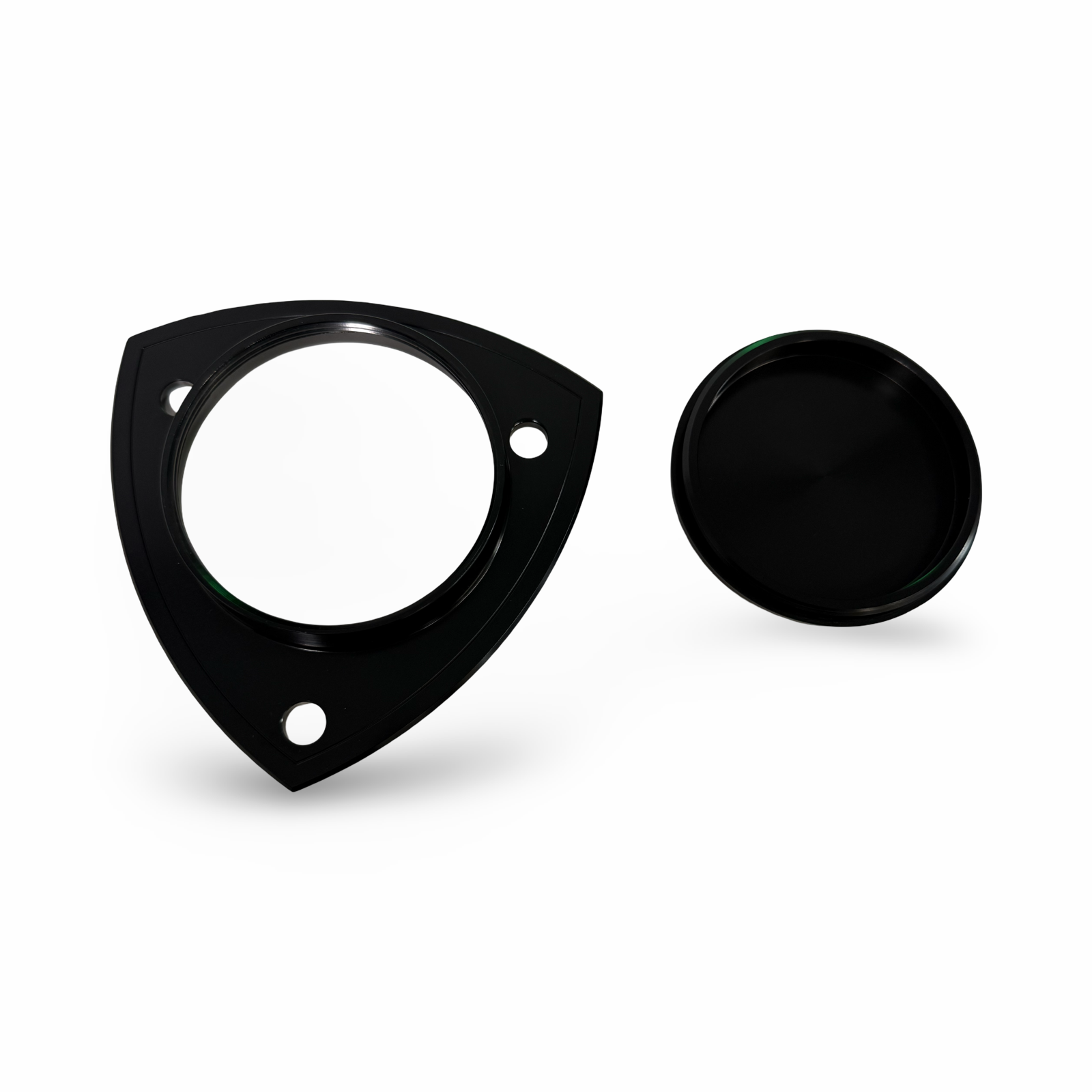 R100-1300-1200-Rx2-Capella Black Blank Alloy Strut Tops - Threaded Cap