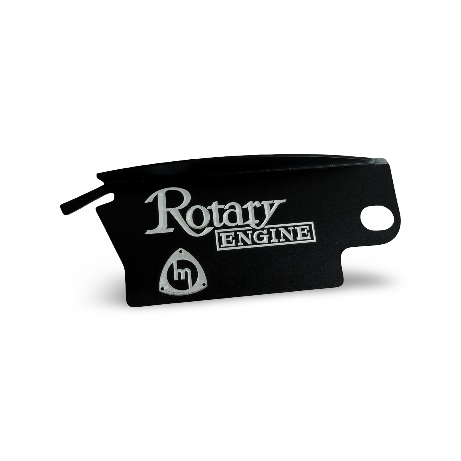 13B Black Flywheel Cover - Rotary Engine M logo