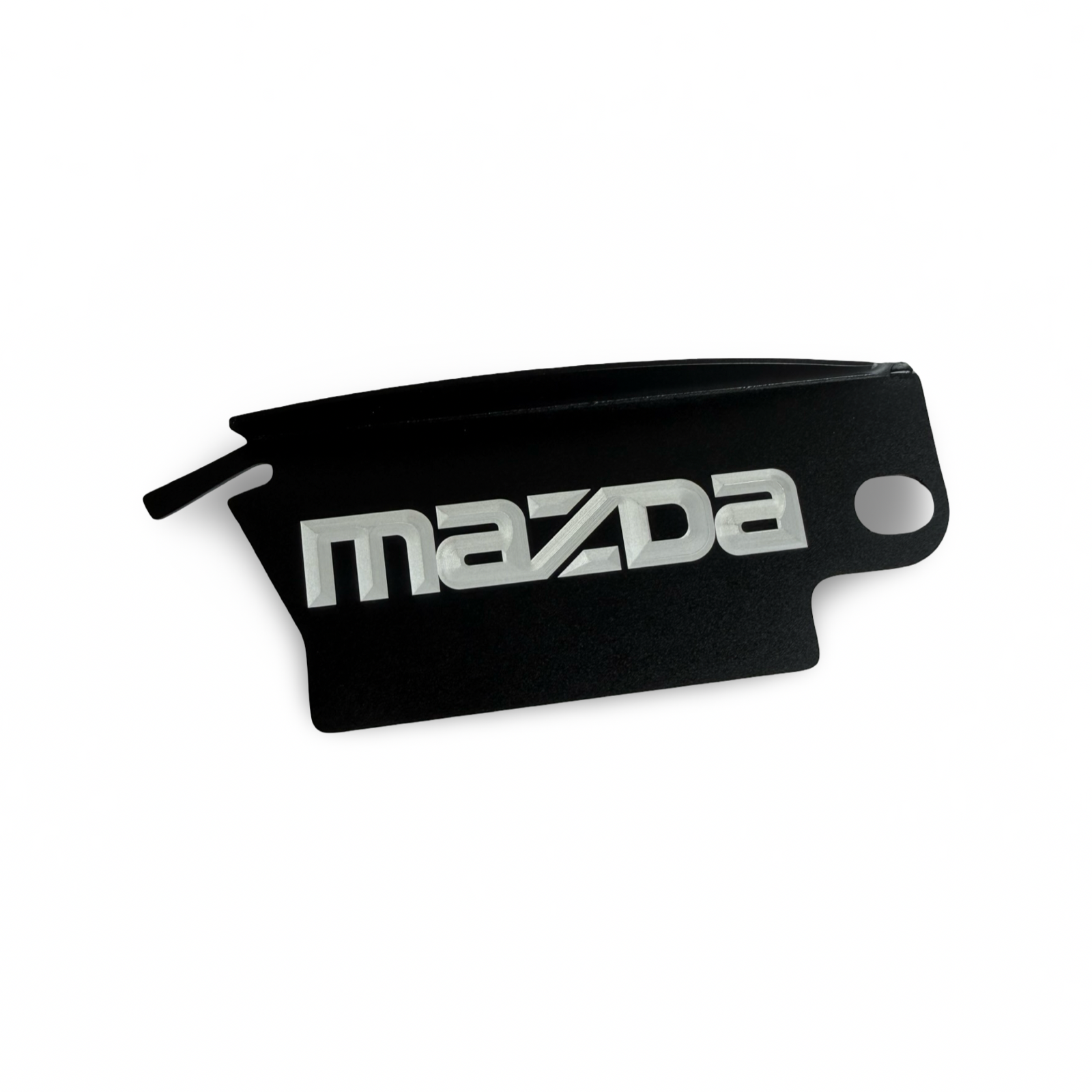 13B Black Flywheel Cover - MAZDA logo