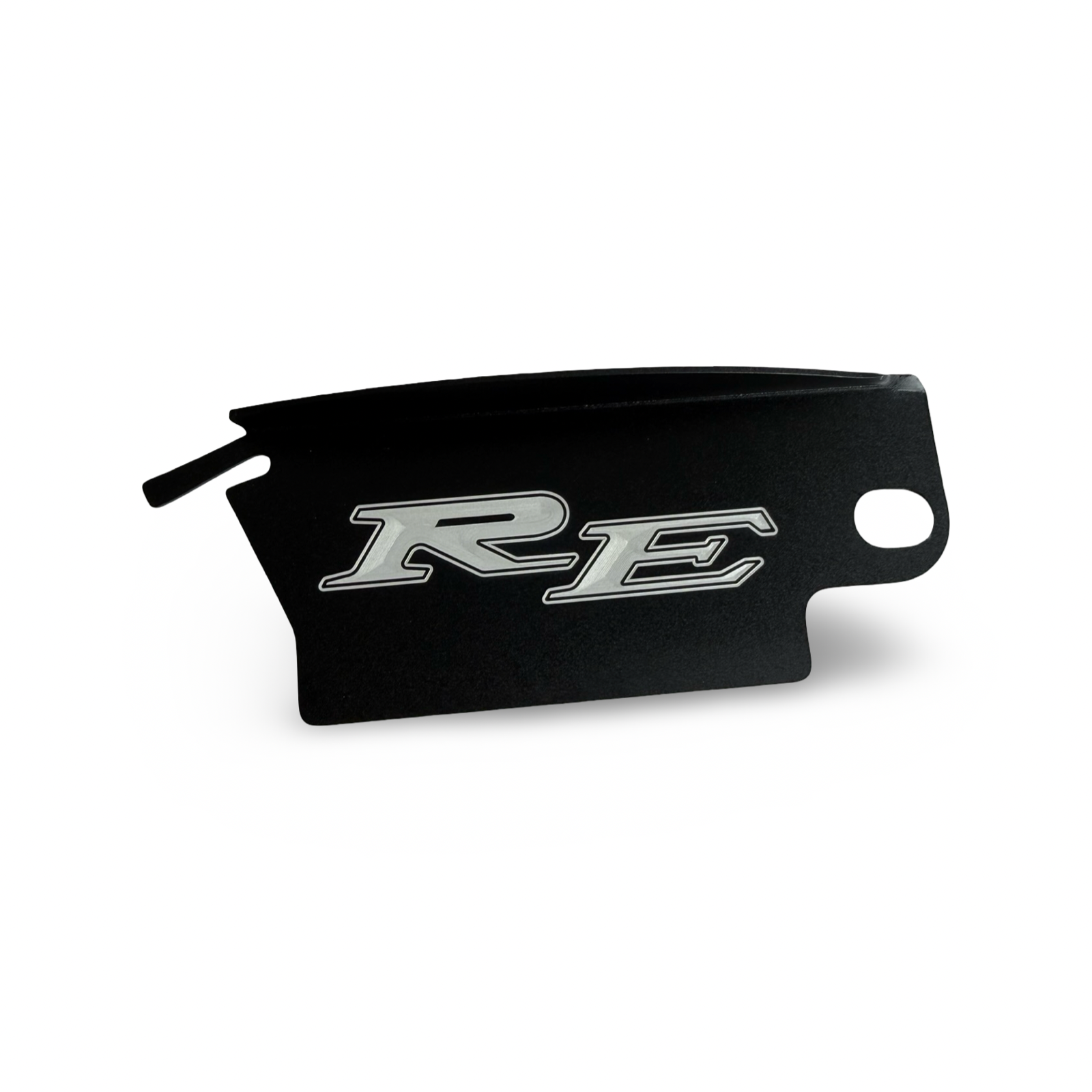 13B Black Flywheel Cover - RE engraved