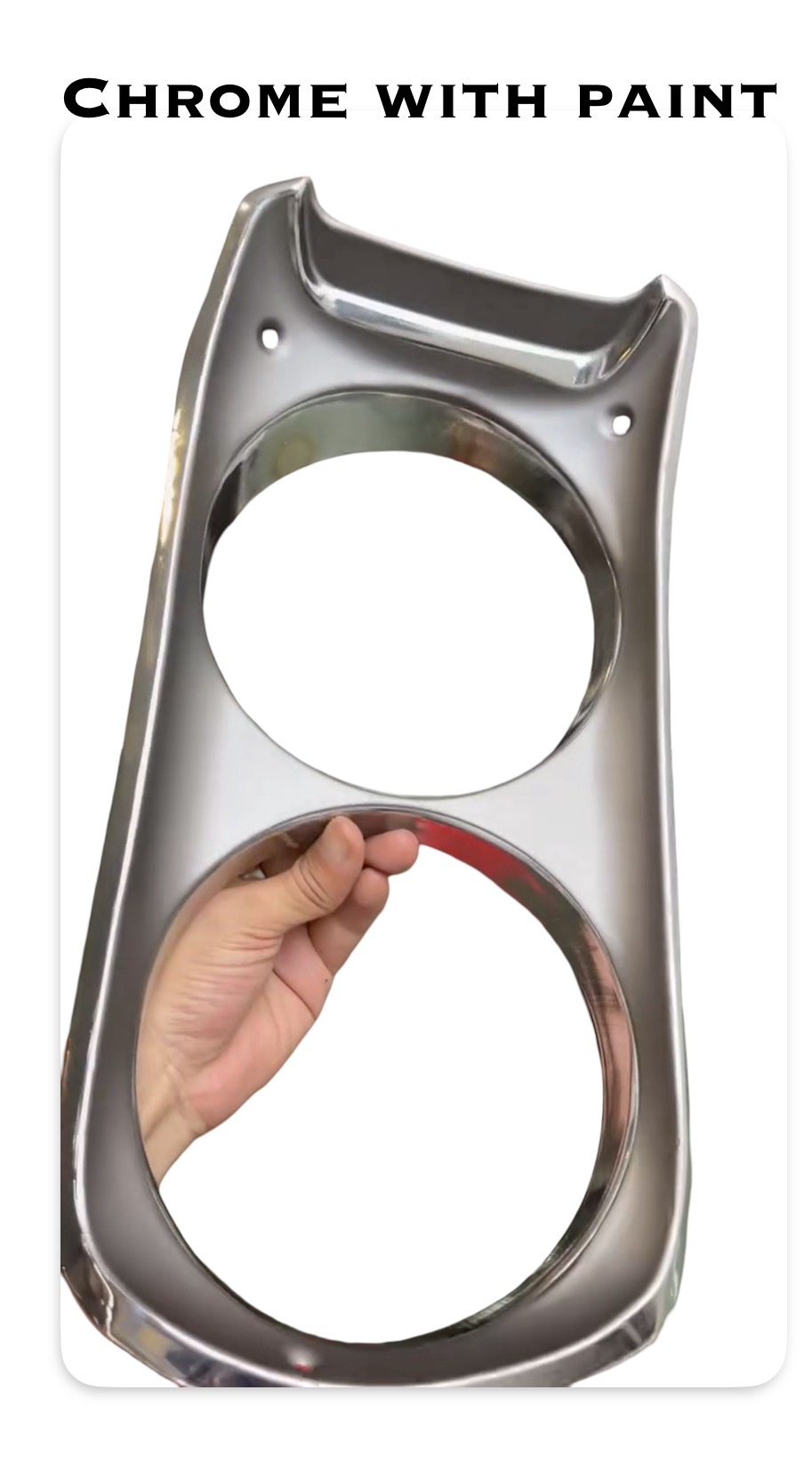 Rx3 10a Headlight Surrounds with CHROME/Paint (Pair)